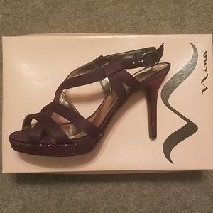 Dark purple Nina Heels